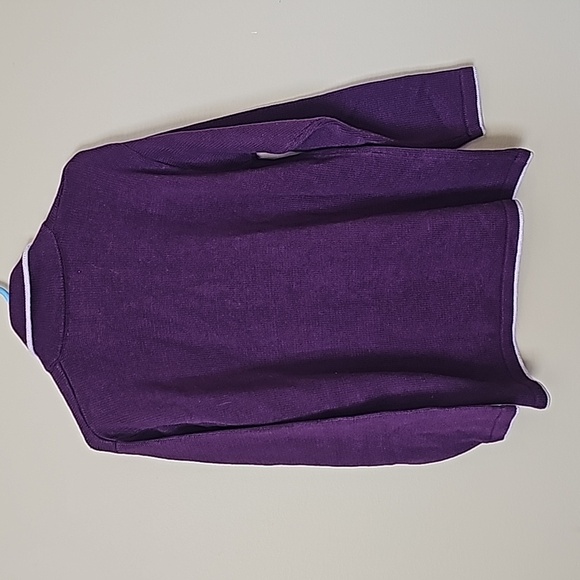 Storybook Knits Vtg 90's Purple Floral Cardigan Sz L EUC - Picture 5 of 8